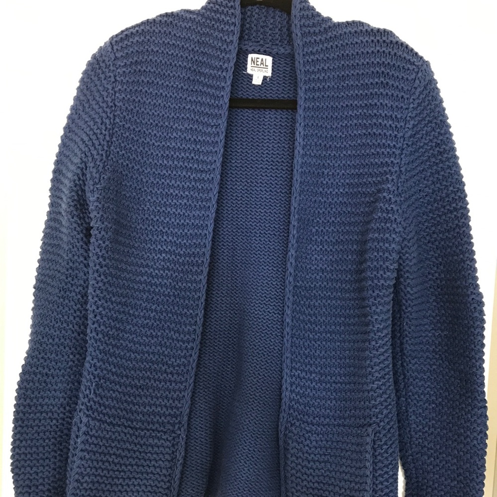 Blue Knit Sweater